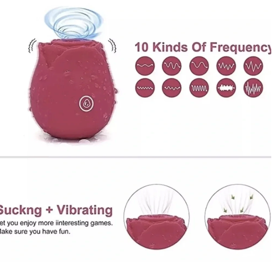Rose Vibrator – Compact Rechargeable Personal Massager