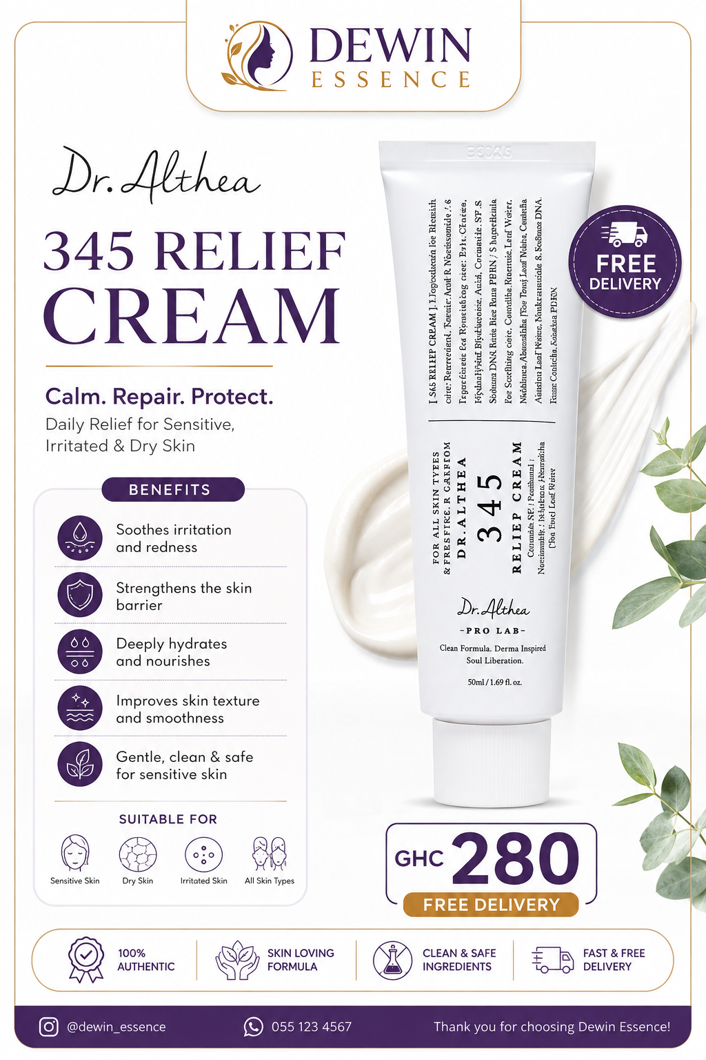 Dr. Althea 345 Relief Cream