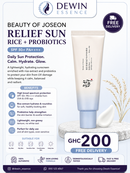 Beauty of Joseon Relief Sun: Rice + Probiotics SPF50+ PA++++