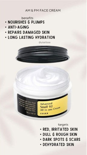COSRX Advanced Snail 92 All In One Cream