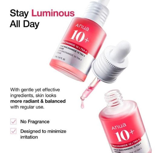 ANUA Niacinamide 10% + TXA 4% Serum