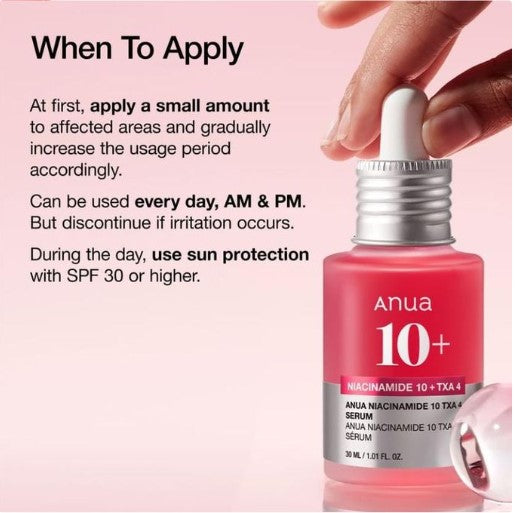 ANUA Niacinamide 10% + TXA 4% Serum